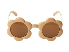 Blomsterformet lyse gylden brune børnesolbriller fra Lil Atelier 13229160 taos taupe